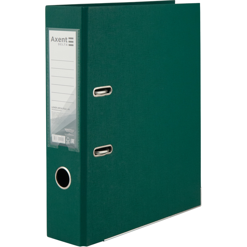 Папка-реєстратор DELTA А4 75 мм двостор. темно-зелена (D1712-23C)